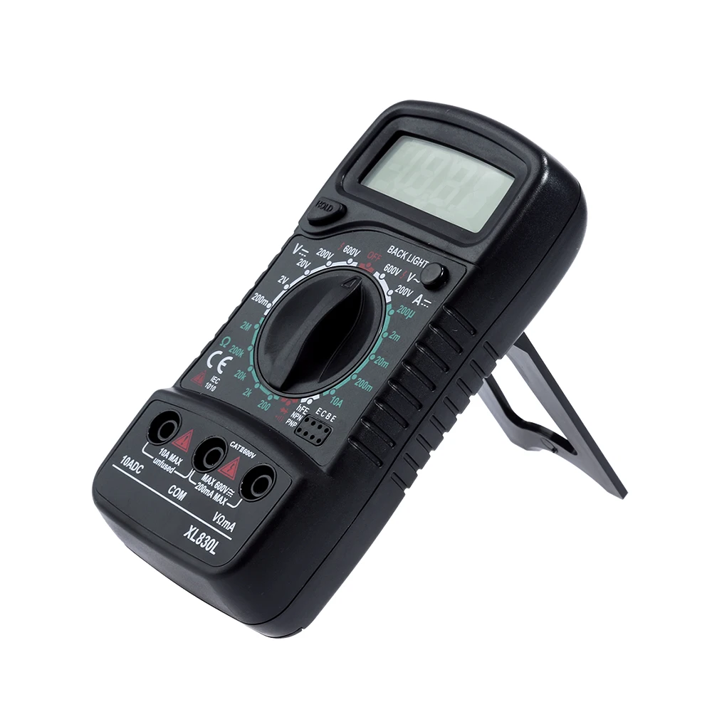 Vastar портативный мультиметр 1999 XL830L AC/DC Цифровой ЖК измеритель с голубой