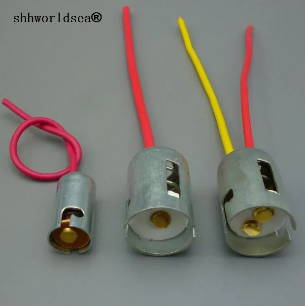 Shhworldsea 2 шт. BA15S BA15D S25 BA9S T9 разъем для одной лампы галогенный налобный фонарь