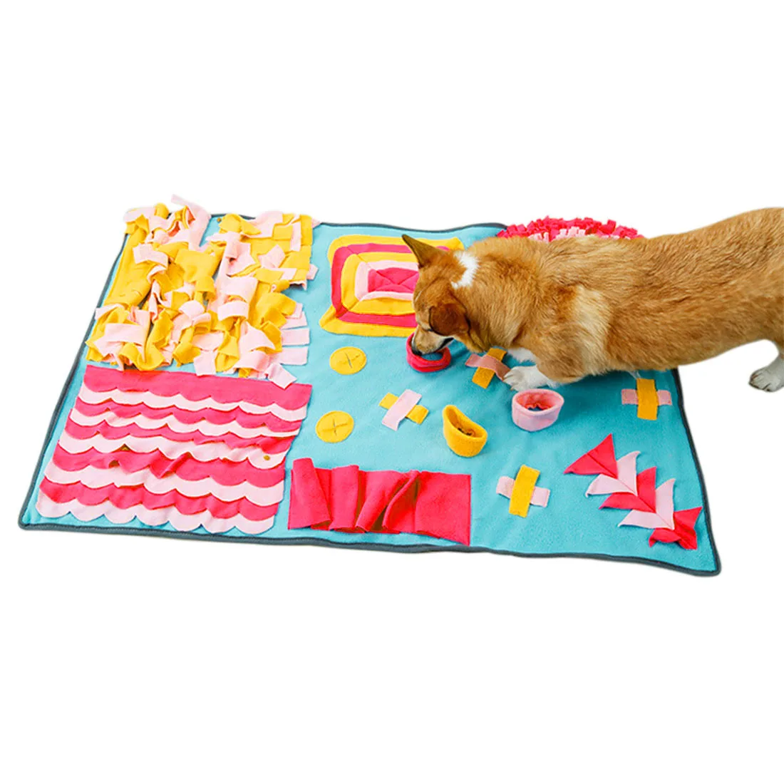 Buy Polyester Pet Dog Snuffle Mat Pet Toys Nose Work