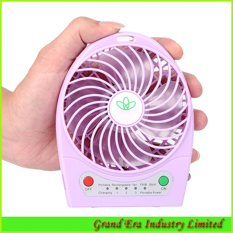Buy mini battery operated table fan USB charge DC fan