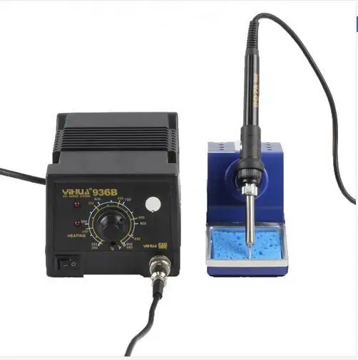 

YIHUA 936B 110V / 220V ESD Soldering Iron SMD Desolder Welder Welding Solder Station Stand Sponge