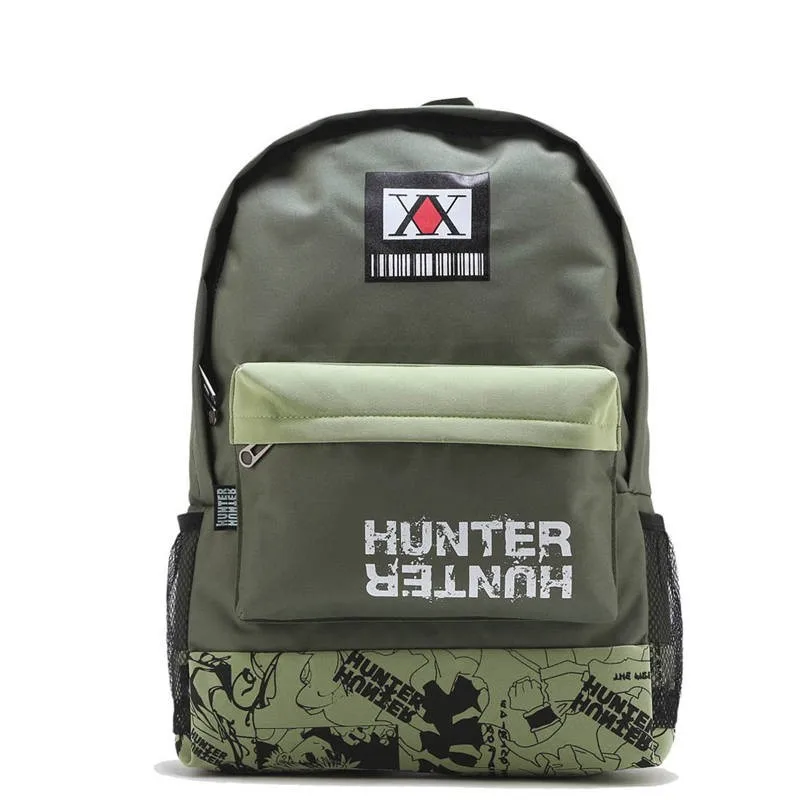 Free shipping Hunter X Hunter Gon Freecss Canvas Black Bag School Plush