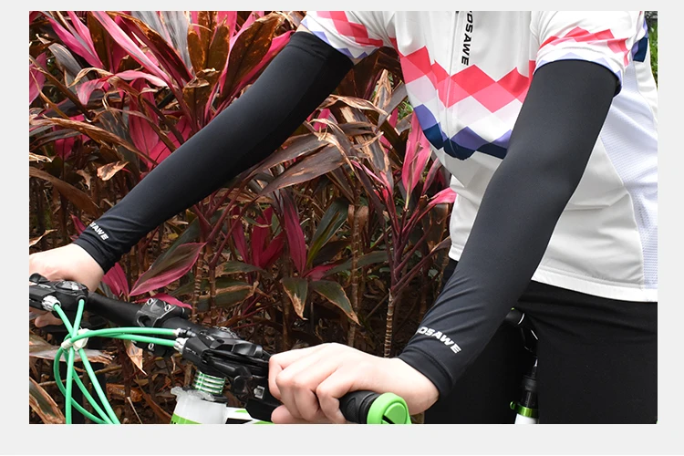 WOSAWE рукав для рук для велоспорта баскетбольный рукав Светоотражающий для бега велосипедный Быстросохнущий УФ-защита ледяная ткань летние гетры для рук