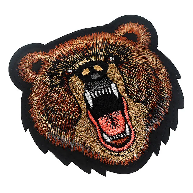 

Hunting Bag Accessories Emboidery Wild Animal Hook and Loop Fastener Stickers DIY Bag Decoration Accessories