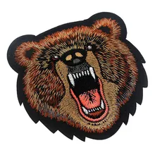 Hunting Bag Accessories Emboidery Wild Animal Hook and Loop Fastener Stickers DIY Bag Decoration Accessories