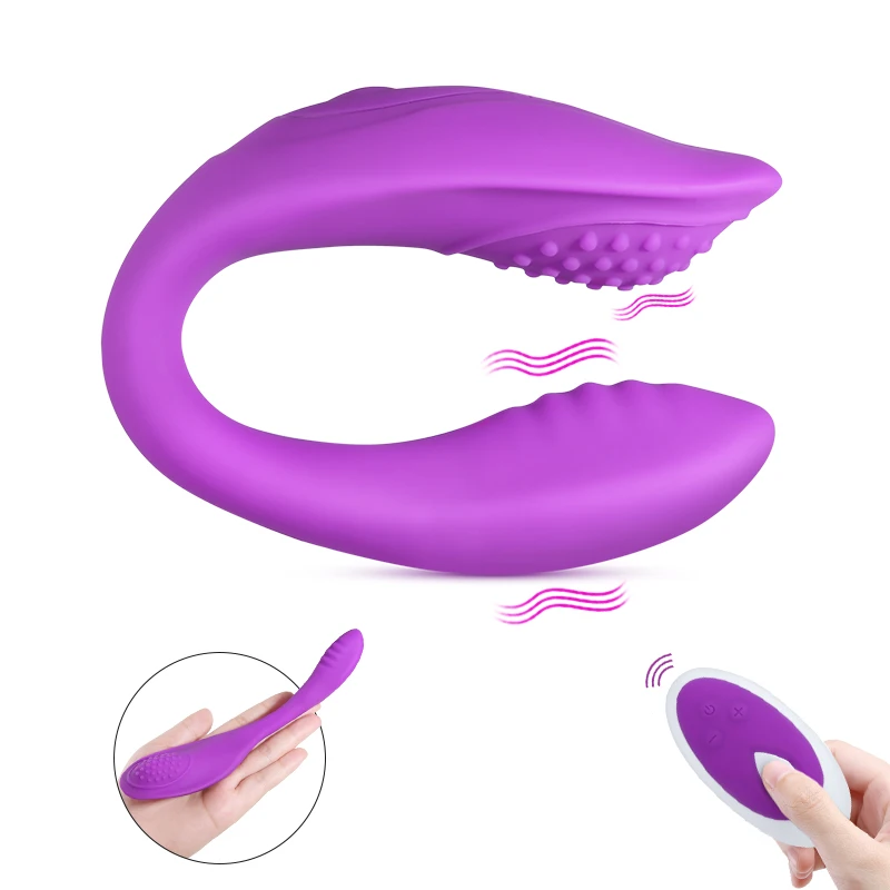 Vibrador de carga USB g-spot para mujer vibradores de doble cabeza de silicona para adultos Juguete