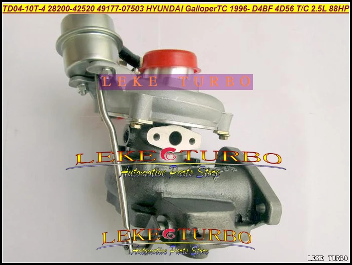 TD04-10T-4 28200-42520 49177-07503 Turbo Turbocharger For HYUNDAI Galloper TC 1996- Engine D4BF (5)