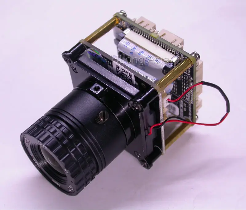 H.265 IPC (4.0MP) 1/3" OmniVision OV4689 + Hi3516D CCTV IP camera module board with LAN cable + IRC + 5MP CS LEN