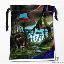 Пользовательские печати гриб краски сумки для покупок на шнурках дорожный мешочек для хранения плавать Туризм игрушка сумка унисекс мульти Size18-12-31-110