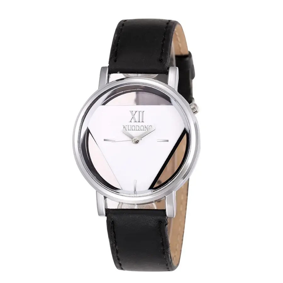 MEIBO модные брендовые часы для женщин повседневные кожаные полые черные кварцевые модные мужские часы Clockreloj de los hombres