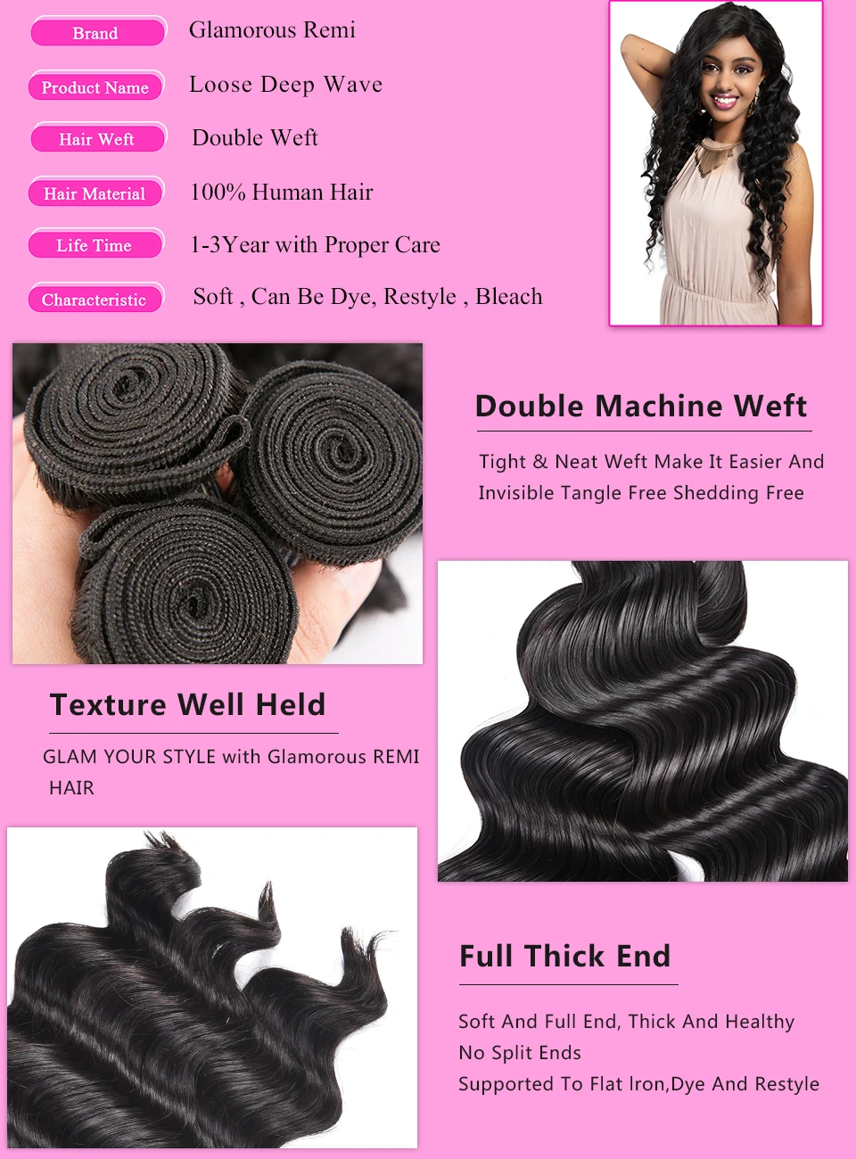 10 Loose Deep Wave