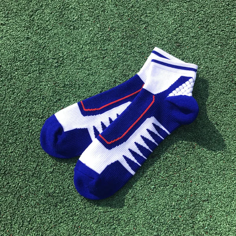 Moda Socmark, летние мужские велосипедные спортивные носки, носки для езды на велосипеде, дышащие носки для бега, спортивные носки, подходят для размера 39-44 - Цвет: Blue