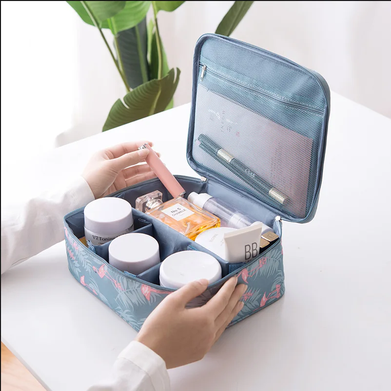 Large Capacity Multifunction Waterproof Makeup Bag Organizer Portable Travel Necessity Beauty Toiletry Cosmetics Pouch Case | Дом и сад