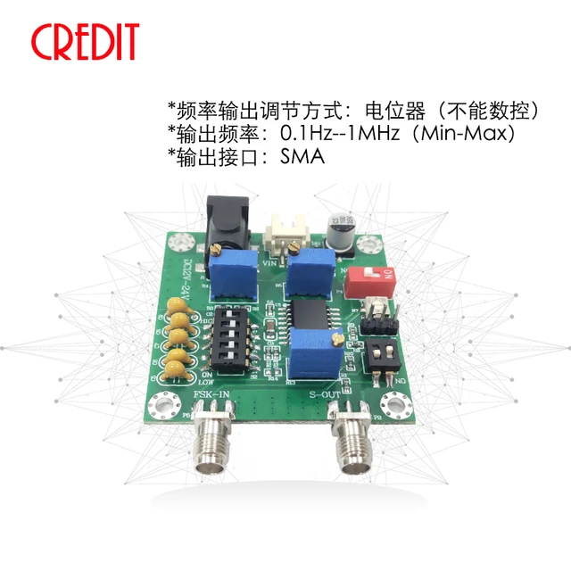 XR2206 Adjustable Low Frequency Signal Generator Module