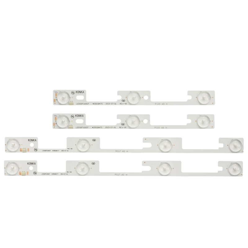 

4PCS (2X4 LEDS* 6 V + 2X3 LEDs* 6 V ) New Konka LED32F1100cf Light Bar 35018476 35018478 35018475