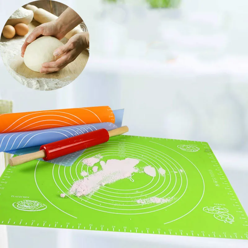 2015 High Quality 50x40cm Large Baking Silicone Mats Silicone Oven Mat