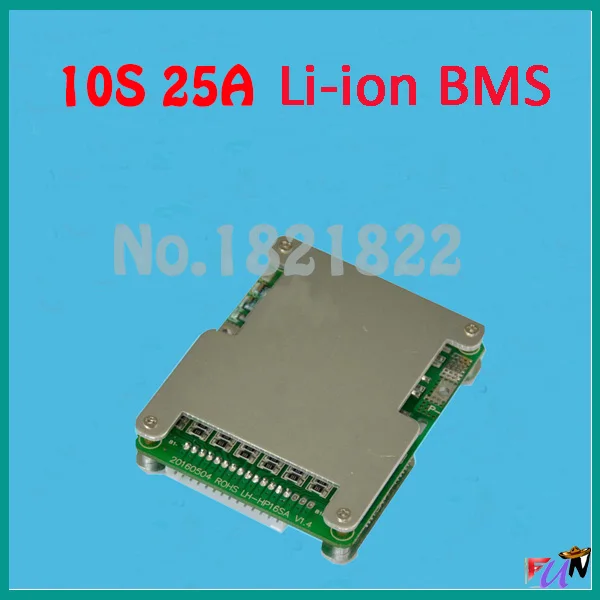 10 S 25A bms 2018 новый литий ионный 42 V BMS PCM с балансом для электрического велосипеда