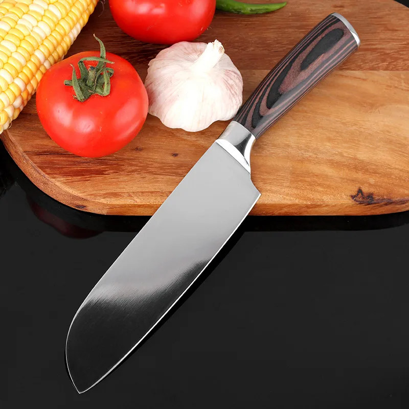  XITUO Kitchen Knife 7CR17 Mirror Light Blades Stainless Steel Kitchen Knives Chef Knife Sets santok - 32817423859