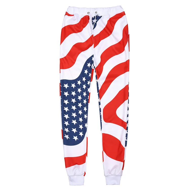 FDWERYNH Для мужчин/Для женщин Повседневное спортивный костюм американский флаг с принтом костюмы комплект мужской хип-хоп свитеры с круглым