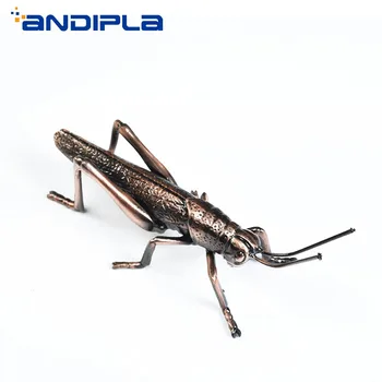 

Creative Handmade Copper Alloy Locusts Tea Pet Teapot Bonsai Succulents Flower Pot Home Decoration Kung Fu Tea Set Accessories
