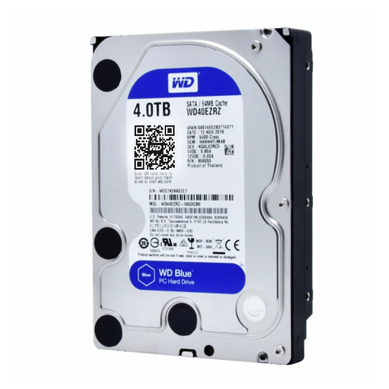 WD Western Digital Blue 4 ТБ Hdd Sata 3,5 ''внутренний жесткий диск Disque Dur настольный жесткий диск для ПК