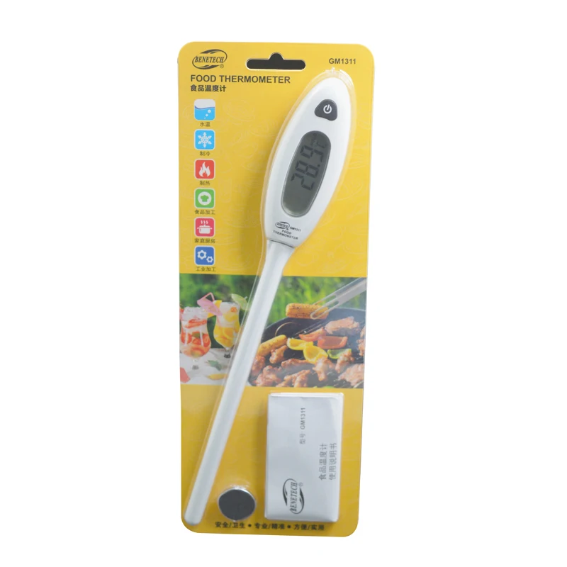 Household food thermometer handheld cooking thermometer digital meat