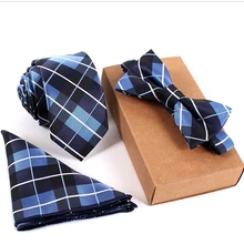 Тонкий набор галстуков мужской галстук-бабочка и карманный квадратный галстук-бабочка шейный платок, носовой платок Papillon человек Corbatas Hombre Pajarita