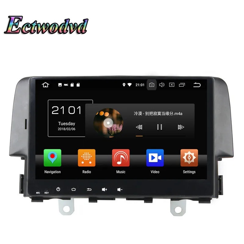 Ectwodvd Восьмиядерный 4G ram 64G rom Android 9 0 Автомобильный мультимедийный dvd плеер