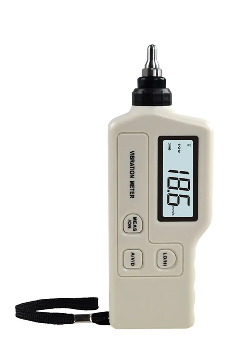 Portable Electronic Vibration Meter 0.1199.9m/s AC Output Digital