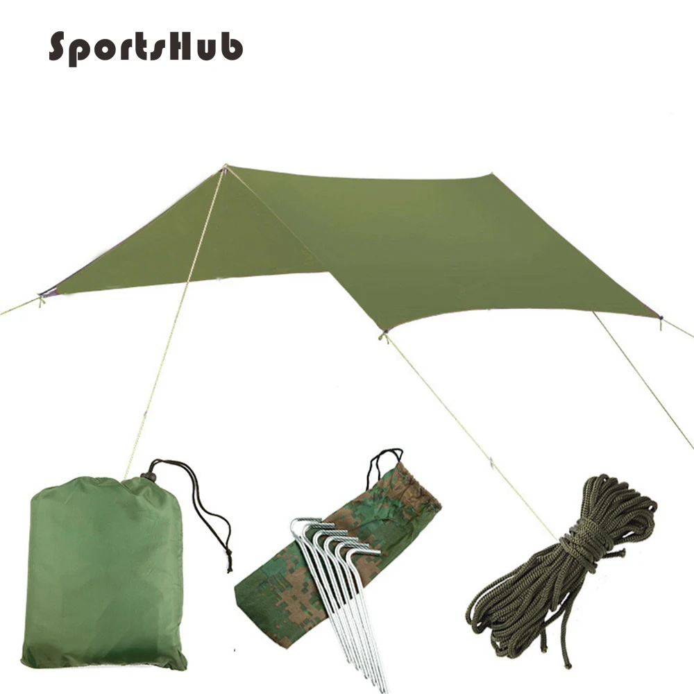 

SPORTSHUB Multifunctional Anti UV Ultralight Sun Shelter Beach Tent Pergola Awning Canopy 210T Camping Sunshelter SES0039