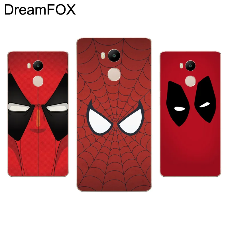 DREAMFOX L442 супер герой Человек-паук Мягкий ТПУ силиконовый чехол для Xiaomi Redmi Note 3 4 4X5 5A
