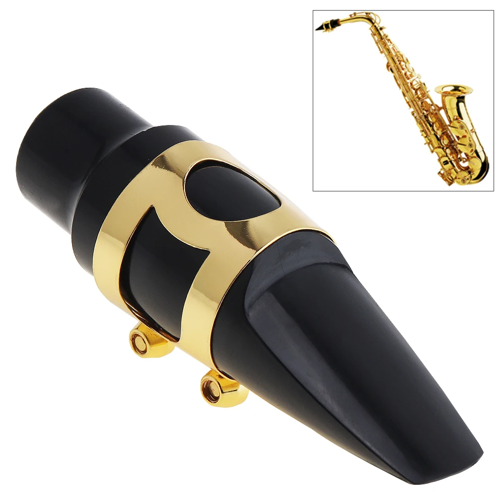 Alto Saxophone Mouthpiece with Mouthpiece Cap & Clip & Reed Sax