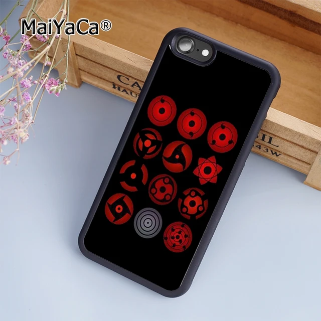maiyaca sharingans eyes naruto fashion soft mobile cell phone case