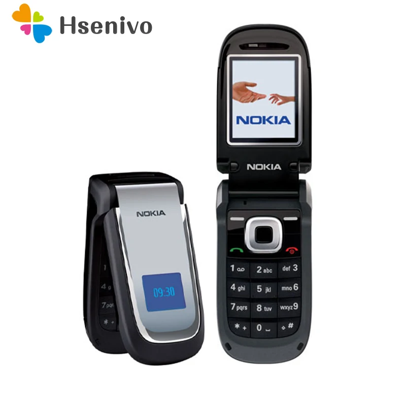 2660 100% Оригинальный разблокирована Nokia 1,85 флип 2660 'дюймовый GSM мобильный телефон г 2 г с Bluetooth FM Радион Бесплатная доставка