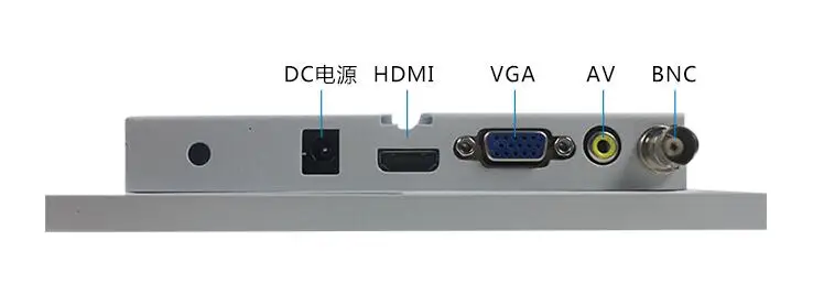 7 дюймов ЖК-дисплей СВЕТОДИОДНЫЙ монитор VGA AV HDMI BNC HD промышленной безопасности портативный компьютерный монитор