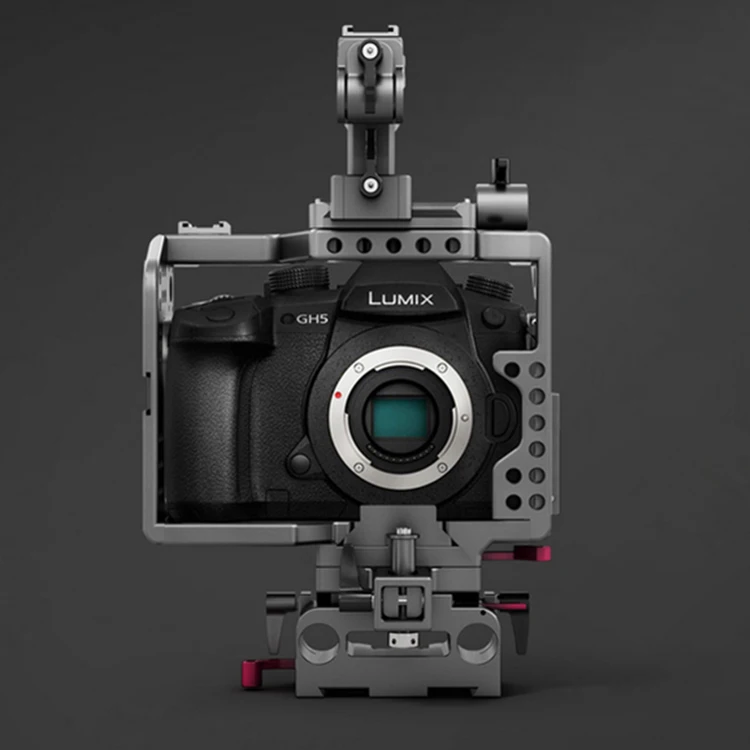 TILTA ES T37 A камера Rig клетка Комплект для Panasonic GH4 GH5 15 мм опорная пластина Верхняя
