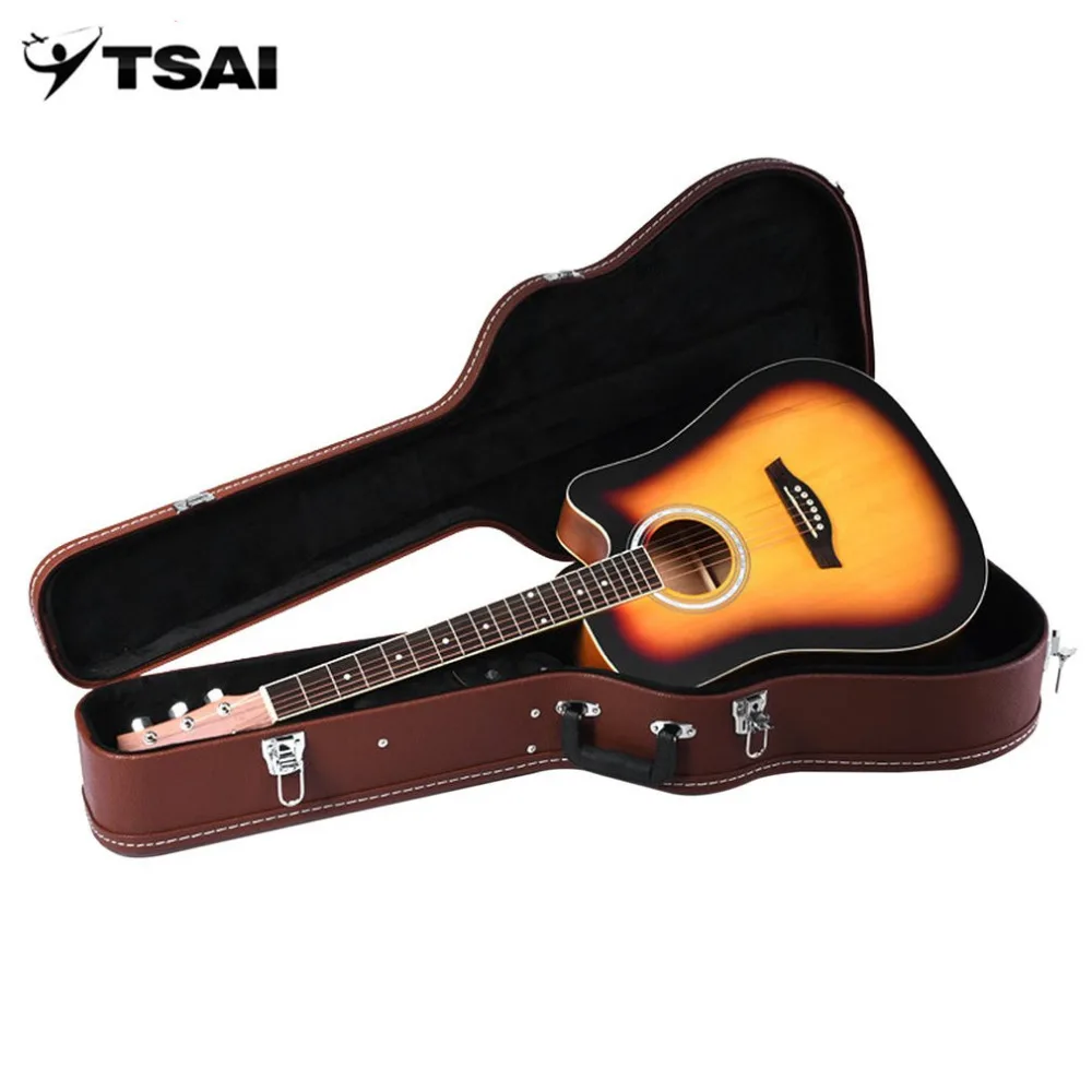 Guitar Box Handheld Waterproof Thicken 41" Classical Hard Shell TSAI