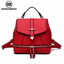 New Design Korean Fashion Mini Women Backpack 2017 Leather Backpacks For Teenage Girls Female Small School Bags For Teenagers