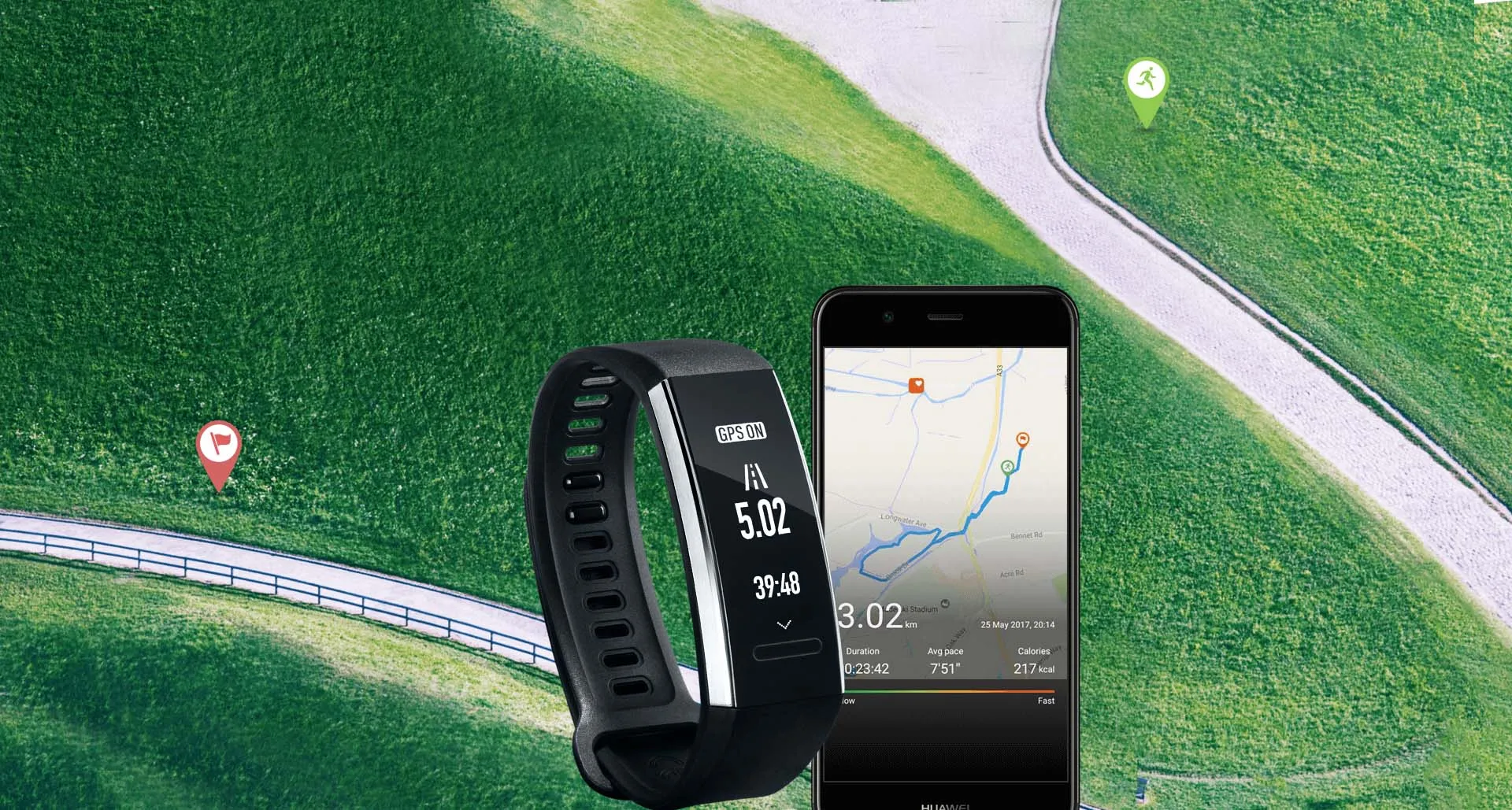 Huawei SmartBand OLED Sport Band 2 band 2 Pro для плавания браслет с сердечного ритма 50 м Водонепроницаемый Bluetooth