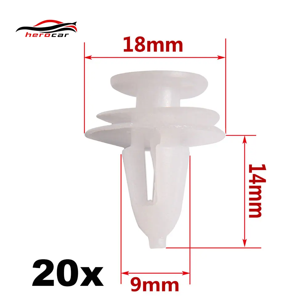 In Stock New 20x For Citroen Interior Door Card Panel Retainer Clips