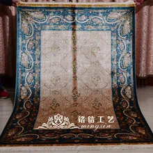 4'x6' цветок Шелковый ковер ручной работы турецкие ковры шелковый ковер с восточным рисунком мягкие ковры