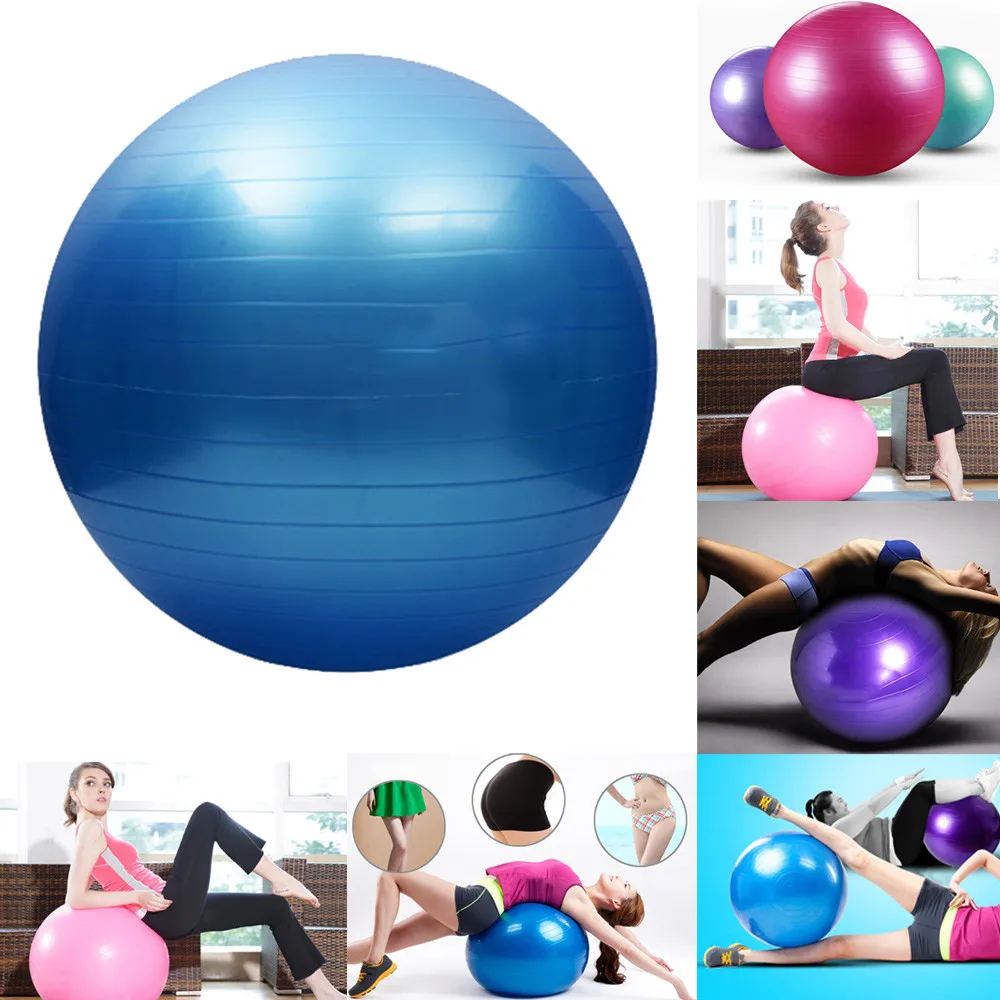 

fitness ball 65cm fitness exercise balls Exercise Fitness GYM Smooth Fitness Thickening Yoga Ball гимнастический шар#XB20