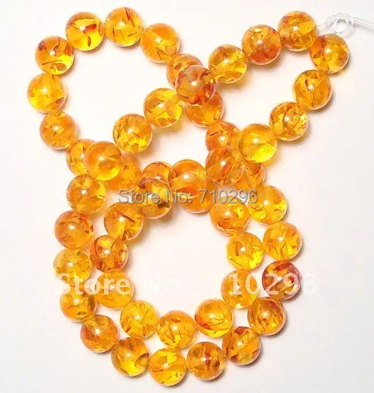 

Wholesale price Yellow Ambe r Beads 8mm Resin bead for fashion Jewelry making