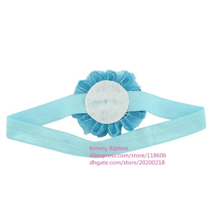 Fabric flower with elastic band3