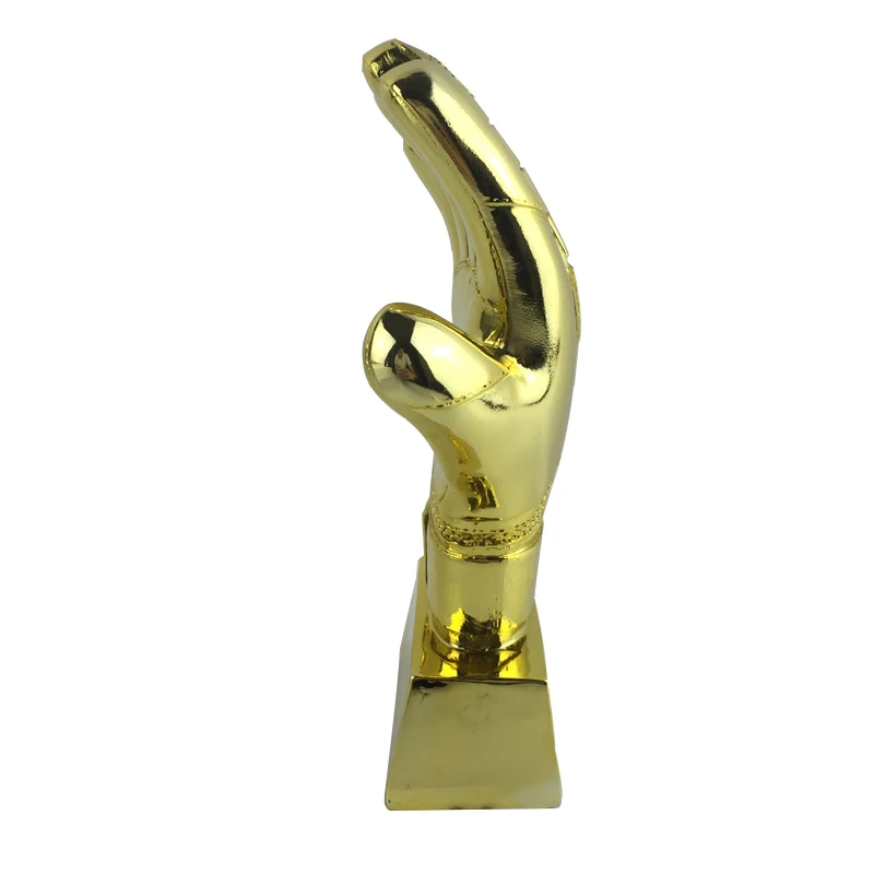Золотая перчатка награда трофей футбольный вратарь сувениры для поклонников высота 9,4 дюйма полимерный материал