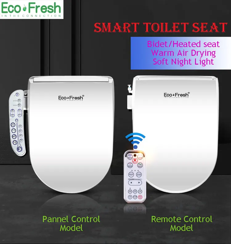 Ecofresh смарт-сиденье для унитаза washlet Электрический крышка биде интеллектуальные биде тепла чистой высыхание Массаж Уход за детьми женщиной Стариками