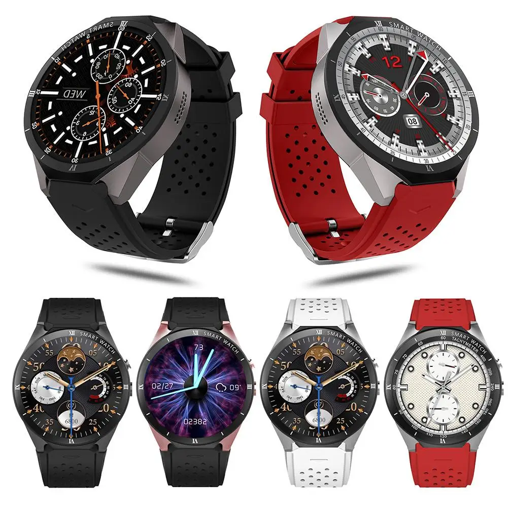 

KW88 Pro 3G Smart Watch Mobile Phone Android 7.0 1.3Ghz Quad-Core 16GB Camera Heart Rate Monitor WIFI GPS 2MP For IOS Android J3
