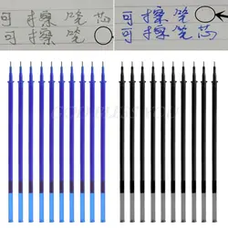 10 шт./компл. 0,5 мм стираемый гелевая ручка заправки волшебное письмо исследование офисные принадлежности