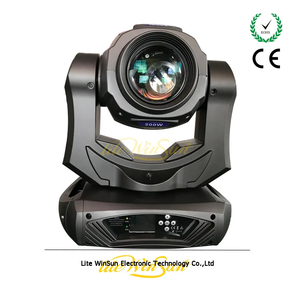 

Litewinsune 4pcs 200W LED Spot Disco Moving Head Beam Stage Lighting