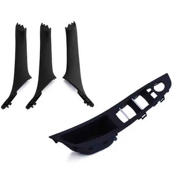 buy 1 set Black Door Handle Recessed Grip Switch Panel amp; Inner Door Trim Cover for BMW F10 F11 51417225873
